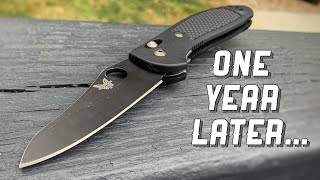 Benchmade Griptilian One Year Later [upl. by Derward588]