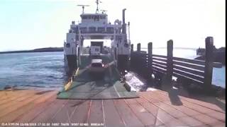 Leverburgh Berneray Ferry 23082015 [upl. by Akenn]