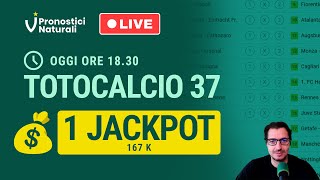 🔴 Ore 1830 LIVE Totocalcio 💰 JACKPOT 167K F13 Facciamo la Schedina Insieme [upl. by Mervin283]