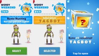 Subway Surfers Marrakesh Wordy Weekend quotTagbotquot Gameplay On IOS [upl. by Thetos]