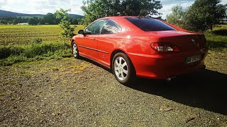 Peugeot 406 coupe V6 essaie sur autoban et présentation de lauto [upl. by Pru]