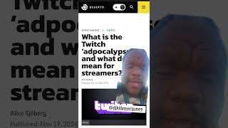 Regarding The Twitch Adpocalypse [upl. by Aramenta]