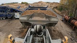 A day at work Volvo L180H wheel loaders [upl. by Karalynn]