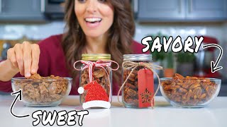 Spiced Pecans Recipe  DIY Christmas Food Gift Idea [upl. by Meter]