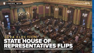 Republicans Democrats react to Michigan House of Representatives flip [upl. by Rivera]