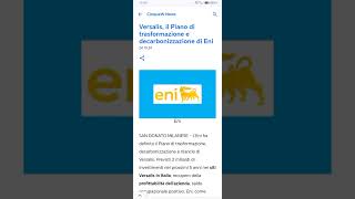 Versalis il Piano di trasformazione e decarbonizzazione di Eni [upl. by Finnigan]