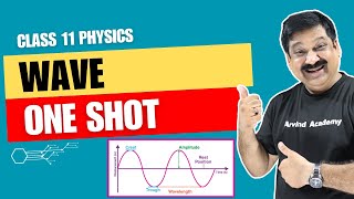 WAVES💥 One Shot video 💥NCERT Chapter 14 Class 11 Physics one shot Video💥 Sub ArvindAcademy [upl. by Aserat]