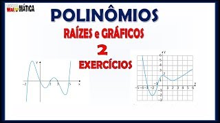 POLINÔMIOS RAÍZES e GRÁFICOS de FUNÇÕES POLINOMIAIS  Resolução de Exercícios  Waldemática [upl. by Hajar623]