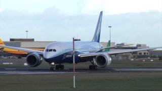 Boeing 787 Dreamliner  Take off Dublin Airport High Rate of Climb [upl. by Vokaay]