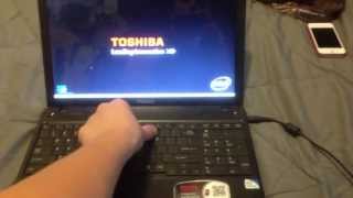 How to Reset Toshiba Satellite Laptop to Factory Settings [upl. by Rasaec534]