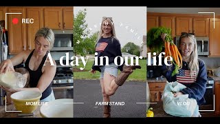 VLOG Sunday restock farm stand Goebberts Prairie View amp Pasek [upl. by Rekrap]