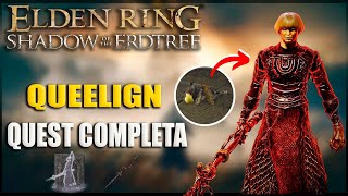 Elden Ring Queelign Cavaleiro de Fogo Quest Completa [upl. by Doig]