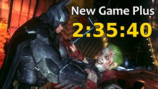 Batman Arkham Knight Speedrun NG in 23540 obsolete [upl. by Aserehtairam]