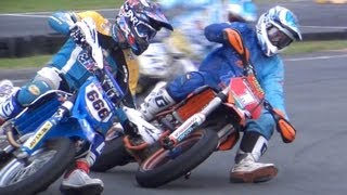 UK SUPERMOTO 450 ELITE CHAMPIONSHIP 2013 ROUND 7  TEESSIDE AUTODROME [upl. by Novonod]