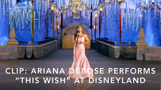 Disneys Wish  Ariana Debose Performs quotThis Wishquot At Disneyland [upl. by Giacobo]