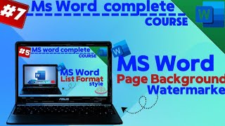 How to Customize Page Background and Add Watermarks in MS Word [upl. by Aivataj591]