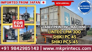 NEW ARRIVAL    LABEL PRINTING MACHINES FROM JAPAN 🇯🇵  MK PRINTECS MACHINERY  91 9842985143 [upl. by Anileuqcaj709]