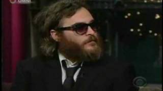 Joaquin Phoenix on letterman remix [upl. by Sapienza]