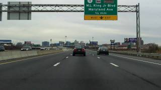 Wilmington Expressway Interstate 95 Exits 5 to 11 northbound [upl. by Jehial]