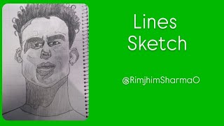 Lines sketch ll RimjhimSharma0 ll [upl. by Lerud]