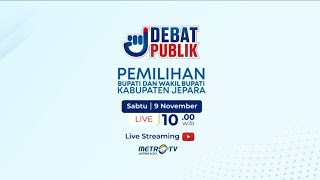 Debat Publik Kedua Pilkada Jepara 2024 Live MetroTV [upl. by Ilam]