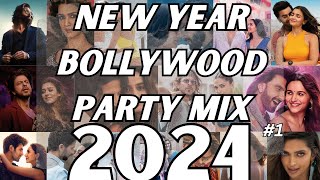 NEW YEAR BOLLYWOOD PARTY MIX 2024  BOLLYWOOD PUNJABI PARTY MIX NON STOP DJ NEW YEAR PARTY SONG 2024 [upl. by Cuttler709]