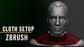 BEST WAY TO START ZBRUSH CLOTHING  ZBRUSH TUTORIAL [upl. by Sylram391]