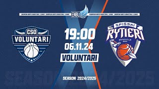 CSO VOLUNTARI v SPISSKI RYTIERI  Nov 6 700 PM  ENBLeague 202425 [upl. by Bianchi]