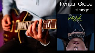 Kenya Grace  Strangers  Electric Guitar Cover [upl. by Lunsford]