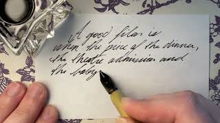 ASMR Handwriting Alfred Hitchcock Quote [upl. by Melina]