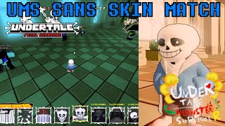 UNDERTALE FINAL SHOWDOWN  UMS SANS SKIN SHOWCASEMATCH [upl. by Enois104]