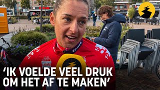 Guarischi voelde veel druk om het af te maken in de Simac Ladies Tour [upl. by Annaehs297]