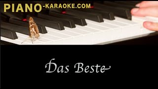 Das Beste Silbermond piano karaoke demo version [upl. by Sillert779]