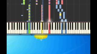 Buoni o cattivi Rossi Vasco Piano tutorial by Synthesia [upl. by Nonarb]