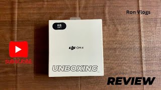 DJI OM4 Gimbal Unboxing [upl. by Tome]