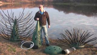 Pond Structure Improvement Using Artificial Fish Attractors [upl. by Dominica]