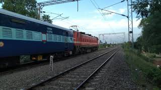 Jolarpettai Erode Passenger with Erode WAP4 carries fresh POHed Coaches to Erode Depot [upl. by Maryjo]