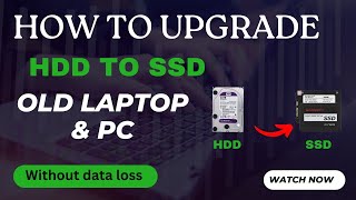 How to transfer windows from HDD to SSD without loosing Software amp Data  Free [upl. by Epuladaug]