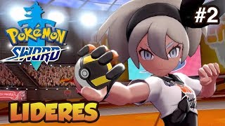 CONHECEMOS TODOS OS LIDERES DE GINÁSIO  Pokémon Sword e Shield 2 [upl. by Annoval350]