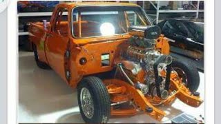 Chevy C10 Custom 871 Blown BBC 1st move [upl. by Anoek]