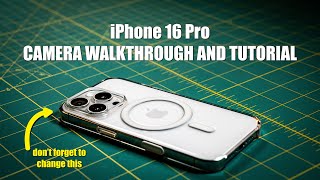 iPhone 16 Pro Camera Settings Tutorial  DETAILED INSTRUCTIONS FOR BEST QUALITY [upl. by Adrianne]