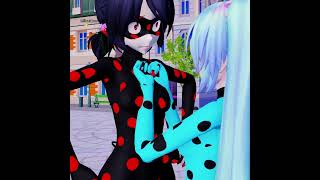 MMD Miraculous Hatsune Miku LOVE ME MEME [upl. by Hegyera]