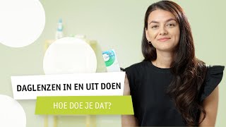 In 4 stappen eenvoudig je lenzen in en uit doen  How to  Kruidvat [upl. by Oel572]