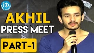 Akhil Movie Press Meet Part 1  Akhil Akkineni  Sayesha Saigal  VV Vinayak [upl. by Addi]