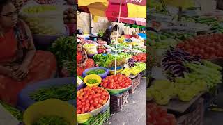 Vegetable market at 9th Cross Malleswaram in Bangalore [upl. by Ellene]