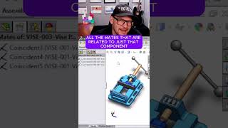SolidWorks Assemblies Edit Mates Shortcut property manager secret tools tips tootalltoby [upl. by Ciapas750]