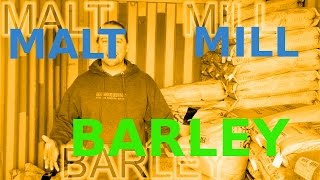 BARLEY MALT MILL How To Microbrewery [upl. by Aderf]