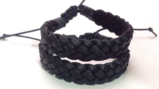 How to make leather mens Bracelets at home [upl. by Woodie394]