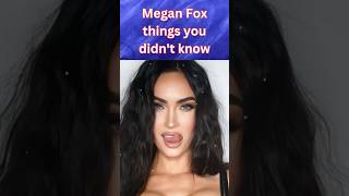 Megan Fox 5 surprising things you didnt know shorts [upl. by Amieva547]