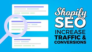 Shopify SEO  Increase Traffic amp Conversions [upl. by Yerfdog]